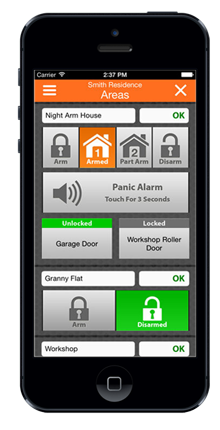 MyAlarm iFob app for Bosch 6000 Alarm