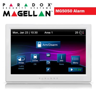 Paradox Magellan Alarm Security System Installed