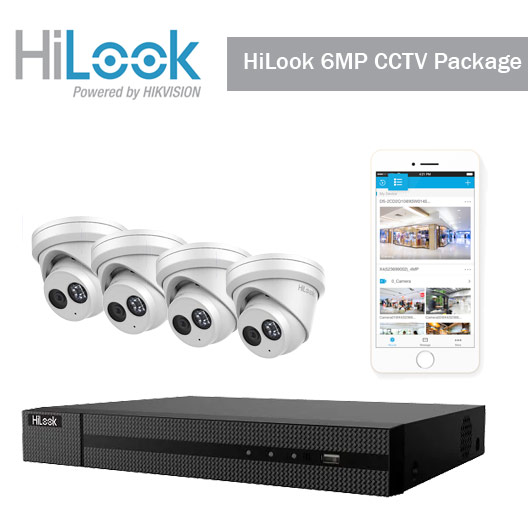 HiLook 6mp camera cctv package installation in Melbourne